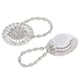 thumbnail image 5 of Curtain Tiebacks, Sparkling Crystal Flower Curtain Tiebacks Stainless Steel 2Pcs Magnetic Spring Wire For Study Room For Bedroom, 5 of 8