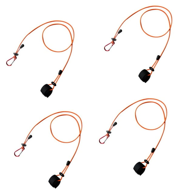 Correas de pala Zulema Cuerda de seguridad para kayak canoa barco naranja