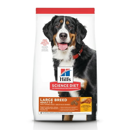 Hill's Science Diet (Spend $20, Get $5) Adult Large Breed Chicken & Barley Recipe Dry Dog Food, 15 lb bag-See description for rebate