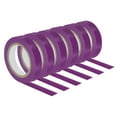thumbnail image 1 of Unique Bargains 32.8Ft Tennis Racket Badminton Racquet Grip Finishing Tapes, Purple 6 Pack, 1 of 5