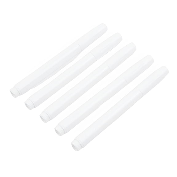 CCOCC 5Pcs White Liquid Chalk Erasable Labels Pen for Black Craft Stickers Kitchen Jar
