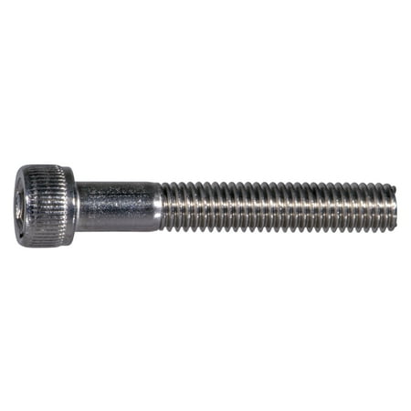 

#10 x 1-1/4 Stainless Knurled Head Hex Socket Cap Screw (12 pcs.)