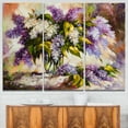 thumbnail image 1 of Lilac Bouquet in a Vase Painting, 1 of 1