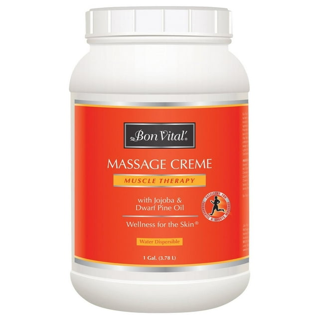Crema de Masaje Bon Vital’ Terapia Muscular con Aceite de Pino Enano y Aceites Esenciales para Relaj