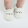 thumbnail image 3 of 9-12 Months Baby Boys Girls Shoes Non-Slip Infant First Walkers Baby Walking Shoes Pre Step Shoes For Boys And Girls Indoor Anti-skid Overshoes Cartoon Baby Comfortable Walking Shoes White, 3 of 7