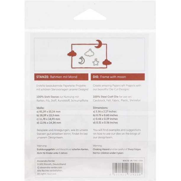 Alexandra Renke Dki0025 Dies Frame With Moon Walmart Com Walmart Com