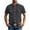 Dark Gray, variant on Men's Loose Classic Lapel Multi Pocket Industrial Work Shirt Top for Spring Fall Workwear,Army Green,L