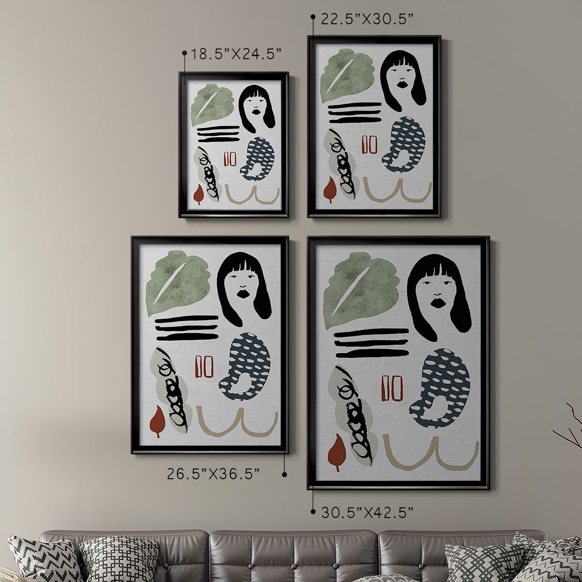 Collected Mindfulness II Premium Framed Print, in Gold, Black, or Silver - Ready to Hang