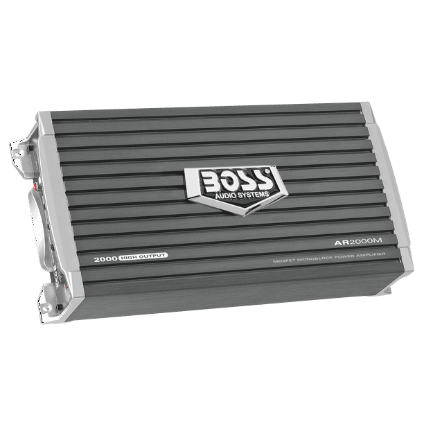 BOSS Audio Systems AR2000M Monoblock Car Amplifier, 2000 Watts, Mosfet