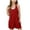 Red-kids jumpsuits, variant on MKOSPLRT Jumpsuits for Girl Shorts 4-15 Years Scoop Neck Sleeveless Tank Top Romper Shorts Solid Racerback Wide Leg Jumpers with Pocket