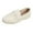 White, variant on Xfvqtps Womens Casual Slip on Loafers Comfortable Flat Shoes Fall Breathable Round Toe Moccasins with Cushioned Insole Lightweight Walking Shoes Gray