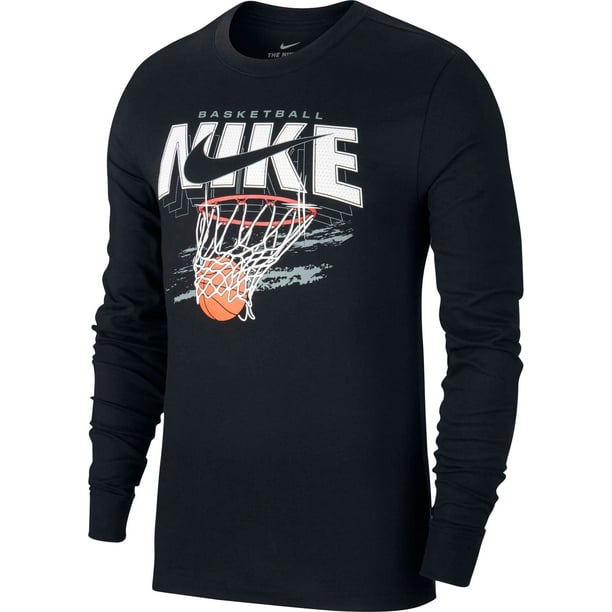 Nike - Nike Men's Dri-FIT Swish Graphic Basketball Long Sleeve Shirt ...