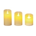 thumbnail image 2 of LED velas luz electrónica parpadeante cera lámpara de control remoto Navidad Decoración del hogar 3 Piezas Noticed HA002731-00B, 2 of 6