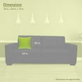 thumbnail image 3 of Majestic Home Goods Decorative Lime Small Polka Dot Extra Large Pillow, 3 of 4