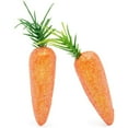 thumbnail image 6 of 100 Pack Artificial Carrots Fake Carrots Sparkling Foam Baby Carrots - Great for Easter Craft DIY, Home Decor, Kitchen Decor, Party Decoration, Open Houses, Toy, 3 x 0.5 x 0.5 inches, 6 of 7