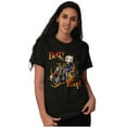 thumbnail image 3 of Biker Betty Boop Flaming Motorcycle Women's Graphic T Shirt Tees Brisco Brands M, 3 of 5