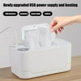 thumbnail image 4 of Réchauffeur de Lingettes Humides pour Réchauffeur de Tissus Humides Réchauffeur de Lingettes Humides Recharge USB Distributeur de Lingettes Thermostatiques à Tirage, 4 of 6