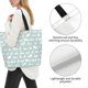 thumbnail image 3 of Disketp White Swan Bolsa Tote Estampada para Mujer, Bolso de Hombro y de Mano para Compras y Viajes, 3 of 8