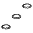 thumbnail image 2 of Thinsony Distinctive Gothic Punk Dragon Scale Bangle 48 inches Cool and Contemporary Black 8.26 Inch 3Set, 2 of 6