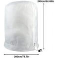 thumbnail image 2 of Fundas de invernada para plantas, funda de invernada, funda protectora de plantas no tejida, protección contra heladas para plantas en macetas y verduras (200 x 240 cm), 2 of 5