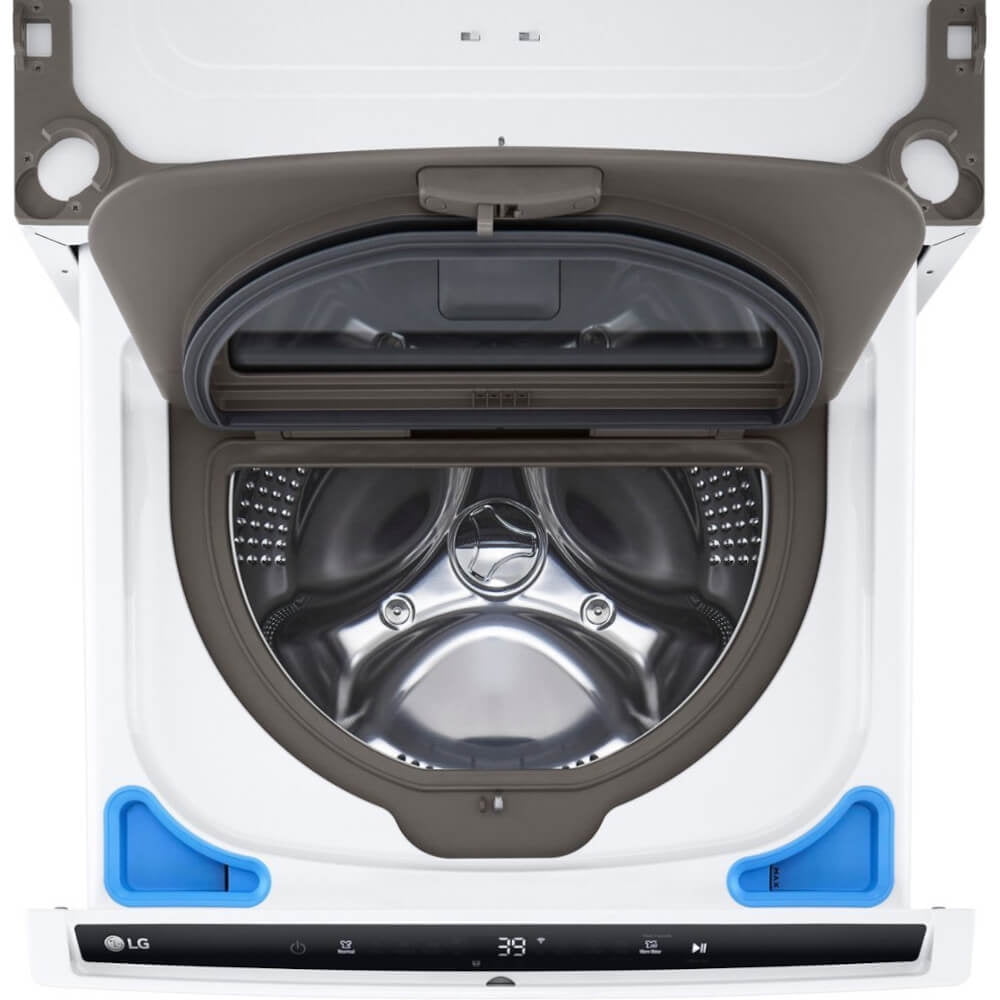 LG WD300CW 1.0 Cu. Ft. SideKick White Top Load HE Pedestal Washer