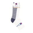 thumbnail image 7 of Champion Men’s Ankle Socks 6 Pack – Half Terry Cushion, Moisture-Wicking, Arch Support, Stretch Comfort, Sizes 6–12.5, 7 of 7