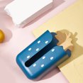thumbnail image 4 of pitrice Wall-mounted Tissue Box Self-adhesive Garbage Storage Organizer Toilet Paper Holder Container, Blue, 4 of 8