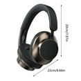 thumbnail image 3 of Kyusrd VJE902 Headphones Wireless Bluetooth 5.3 Metal Retractable Sports Earphones, 3 of 7