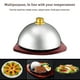 thumbnail image 2 of Plato para servir de acero inoxidable con forma de campana, para cocina, restaurante y cafetería., 2 of 6
