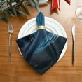 thumbnail image 2 of GZHJMY Fantasy Tropical Beach Cloth Napkins Washable Reusable Polyester Dinner Napkins 20 x 20 Inch for Home Weddings Parties Holiday Table Napkins Set of 1, 2 of 6