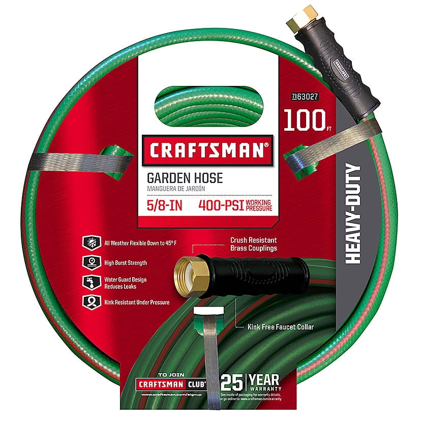 Craftsman CMIFHD3 Heavy Duty 5/8" x 100' Garden Hose