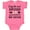 Hot Pink, variant on Inktastic Only the Best Sisters Get Promoted to Big Sister Boys or Girls Baby Bodysuit