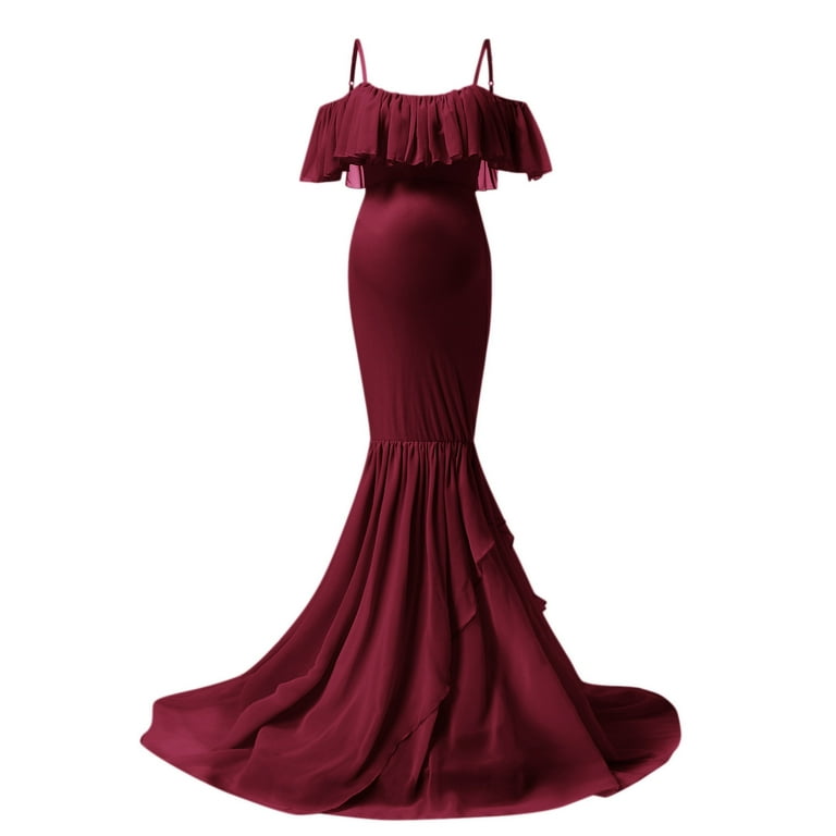 plus size multiway bridesmaid dress A-Line Short Red Flared Party Dress with Lace Trim Red / Medium main image 1