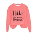 thumbnail image 4 of EGNMCR Chandail en Molleton de Noël Col Rond Imprimé Ample Manches Longues Sans Capuche, 4 of 4