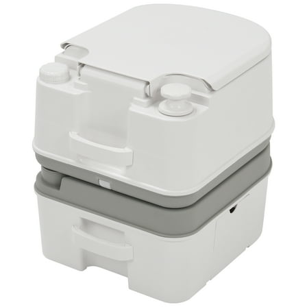 6.34 Gallon Portable Toilet Camping Porta Potty w/Paper & Detergent Collection