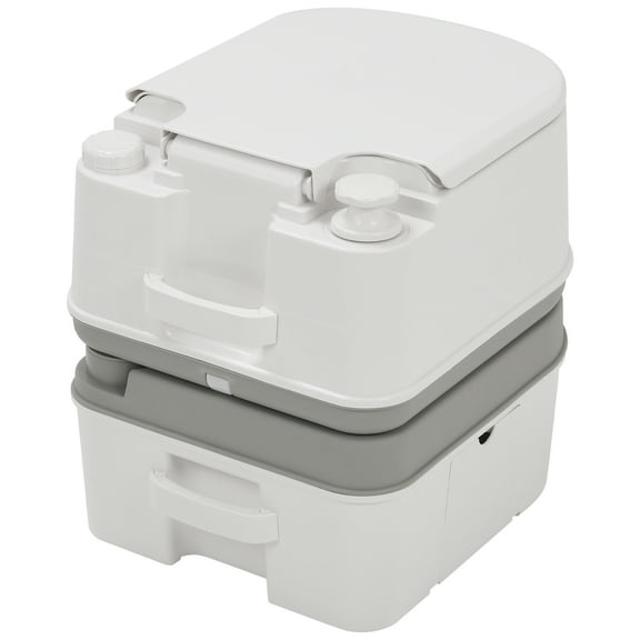 6.34 Gallon Portable Toilet Camping Porta Potty w/Paper & Detergent Collection