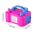 thumbnail image 2 of Boreal Craft Electrical Balloon Inflator Binding Tool Portable Double Nozzle Electrical Blower Inflator Suitable For Party And Birthday Decoration Event Dress Event Horizon Poster Event Horizon Dvd, 2 of 7