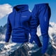 thumbnail image 3 of Ceisia Men's Loose Fit Hooded Sweatshirt & Jogger Pants Set | Casual Warm Two-Piece Tracksuit Gifts, 3 of 5