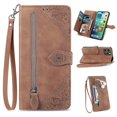 thumbnail image 1 of Case For Iphone 12/12 Pro Wallet Phone Leather Case For Iphone 12 Mini Zipper Wallet Flip Leather Case For Iphone 12 Pro Max, 1 of 1
