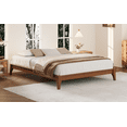 thumbnail image 3 of 12 Inch Full Size Solid Dry Bamboo Wood Platform Bed Frame, with Wood Slat Support, No Box Spring Needed, Easy Assembly, 3 of 12