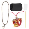 thumbnail image 4 of Ceramic Monkey Ornament 1 Set Simple Artistic Design for Office Use and Vehicle Decor 11x10x7cm, 4 of 5