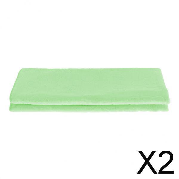 2 toallas para el baño, toalla de baño suave para el hogar, toalla de playa, color verde claro , 2 piezas