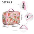 thumbnail image 6 of Lunch Box with Padded Liner Spacious Insulated Lunch Bag Durable Food Carry Bag with Strap for Commuters Outdoor Enthusiasts School Sports Beach Picnic Work Camp, 6 of 6