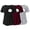 Wine, variant on Gyujnb Classic Crew Neck Maternity Nursing T Shirt 3 Pack Soft Stretch Knit Short Sleeve Double Layer Feeding Opening Loose Curved Irregular Hem Top,S