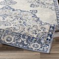 thumbnail image 3 of Hauteloom Stanfordville Living Room, Bedroom Area Rug - Traditional - Navy, Gray, Ivory - 8'10" x 12'4", 3 of 10