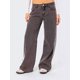 thumbnail image 4 of Vaqueros Holgados de Pierna con Corte Lateral para Mujer Café S, 4 of 9