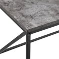 thumbnail image 3 of Table Basse Géométrique Moderne de 40 Po - Béton Foncé (Gris), 3 of 3