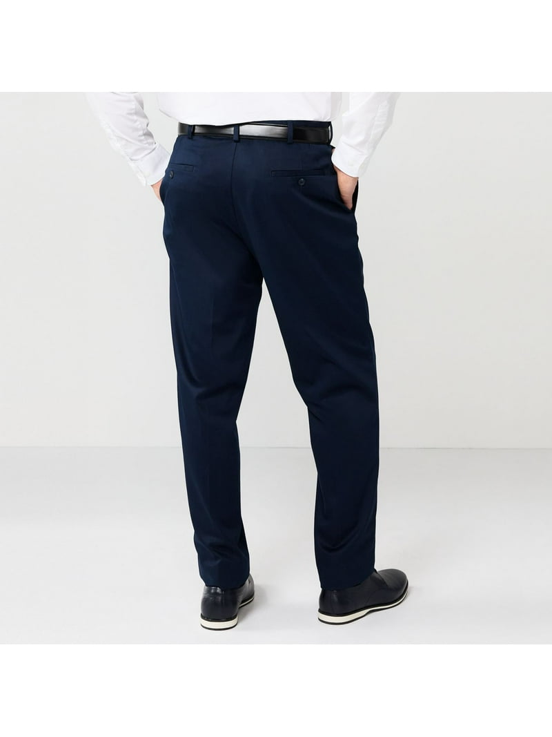 haggar brown dress pants No Iron Khaki Pants by Haggar! (Hidden Elastic Waist)