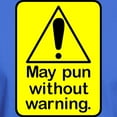 thumbnail image 3 of CafePress - Pun Warning Dark T Shirt - Men's Classic Graphic Cotton T-Shirt, 3 of 4