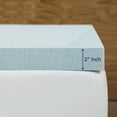 thumbnail image 2 of Sweet Home Collection 2" Gel Memory Foam Mattress Topper, Twin, Hypoallergenic, 2 of 5